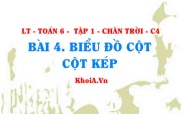 Biểu đồ cột, biểu đồ cột kép: Khái niệm, cách đọc, cách vẽ biểu đồ cột, biểu đồ cột kép? Toán 6 bài 4 Chân trời Tập 1 c4